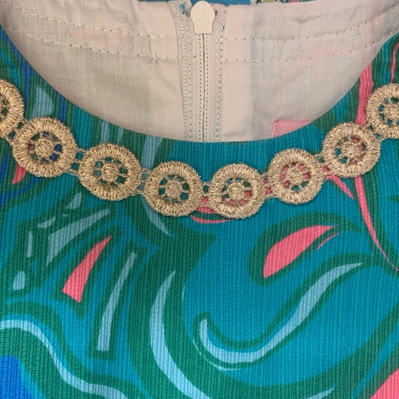 Lilly Pulitzer EUC girls shift dress size 5 - Picture 4 of 7